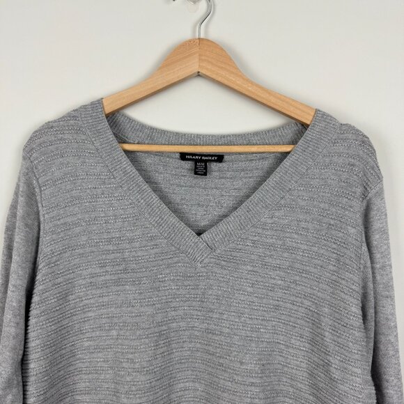 Hilary Radley Women's V-Neck Long Sleeve Sweater Size M - Picture 5 of 10